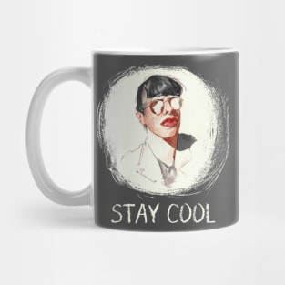 Stay cool portrait Mug